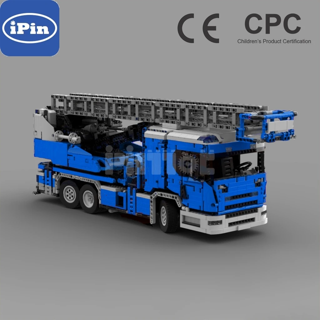 Moc-60361 Ladder Fire Rescue Truck four remote control 4548pcs Boy Gift technology assembly technology building blocks
Moc-60361 Ladder Fire Rescue Truck four remote control 4548pcs Boy Gift technology assembly technology building blocks