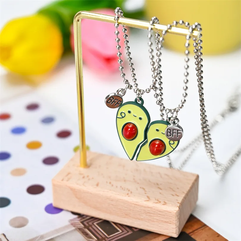 Lovely Magnetic Avocado Necklace for Women Cute Best Friends Heart Shaped Stitching Pendant BFF Jewelry Girlfriends Gift 2023
Lovely Magnetic Avocado Necklace for Women Cute Best Friends Heart Shaped Stitching Pendant BFF Jewelry Girlfriends Gift 2023