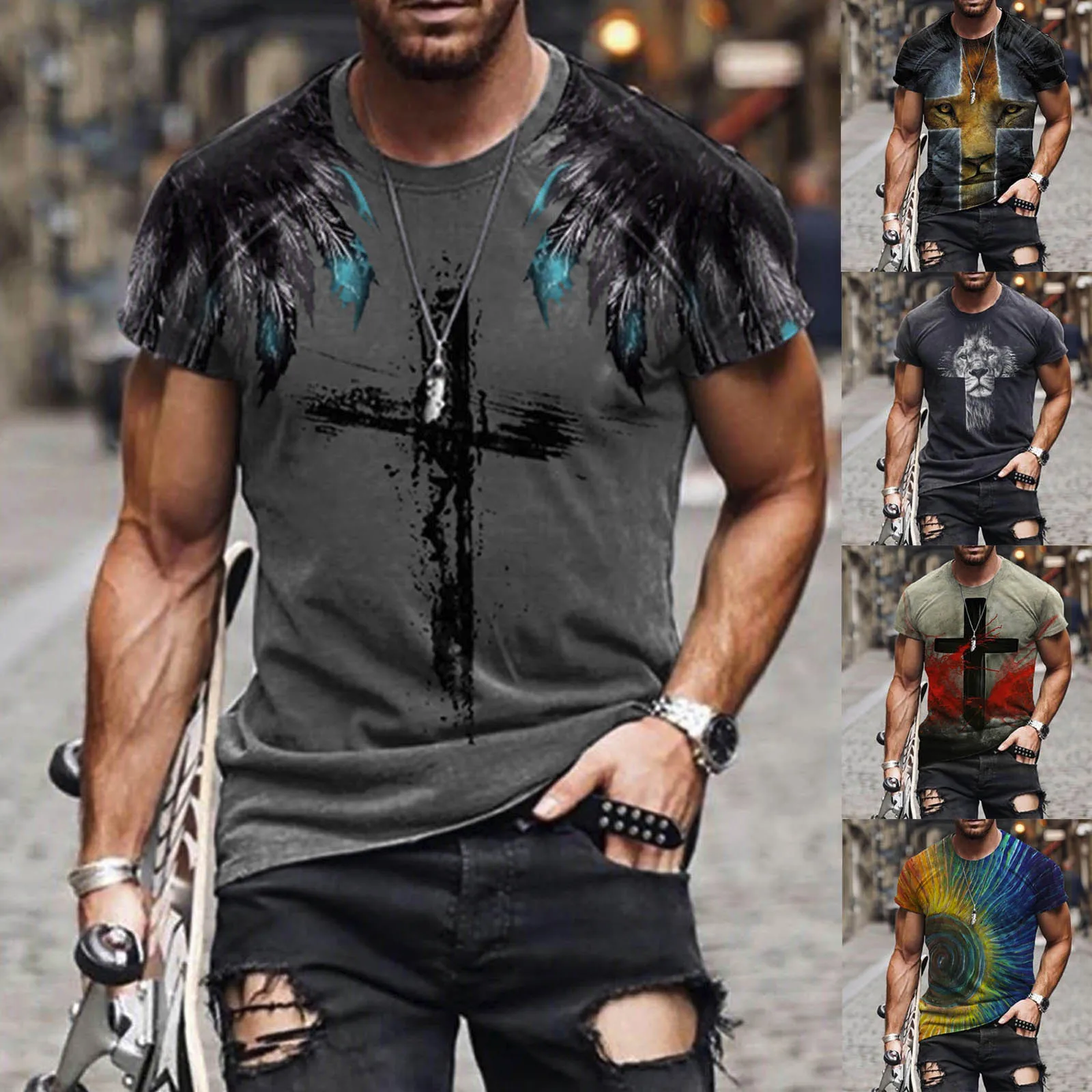 Vintage T Shirt For Men Short Sleeve Graphic Fashion T-shirt Summer Round Neck Short Sleeve Print Shirts Mens Streetwear
Vintage T Shirt For Men Short Sleeve Graphic Fashion T-shirt Summer Round Neck Short Sleeve Print Shirts Mens Streetwear
