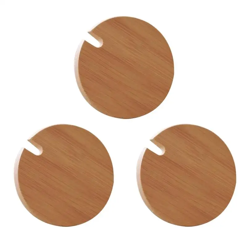 3pcs Wood Lids Wooden Mug Cover Glass Jar Wood Drink Cup Lid with Spoon Hole
3pcs Wood Lids Wooden Mug Cover Glass Jar Wood Drink Cup Lid with Spoon Hole