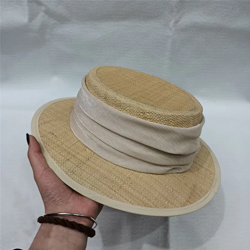 202206-2508363 dropshipping summer light handmade raffia grass Crinkled glossy ribbon lady fedoras cap women panama jazz hat
202206-2508363 dropshipping summer light handmade raffia grass Crinkled glossy ribbon lady fedoras cap women panama jazz hat