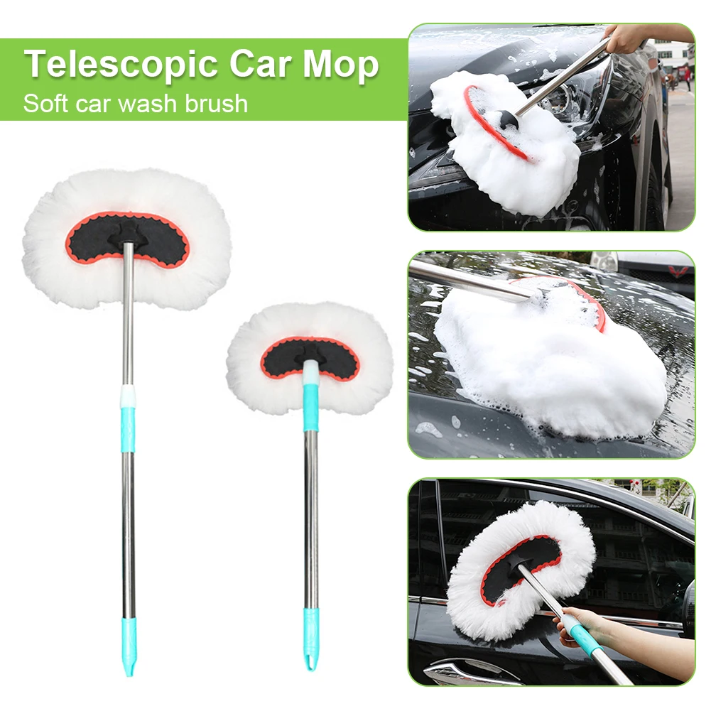 Car Wash Brush with Long Handle 95cm Telescopic Stainless Steel Handle Microfiber Car Wash Mop Non-Scratch Home Car Washing Tool
Car Wash Brush with Long Handle 95cm Telescopic Stainless Steel Handle Microfiber Car Wash Mop Non-Scratch Home Car Washing Tool
