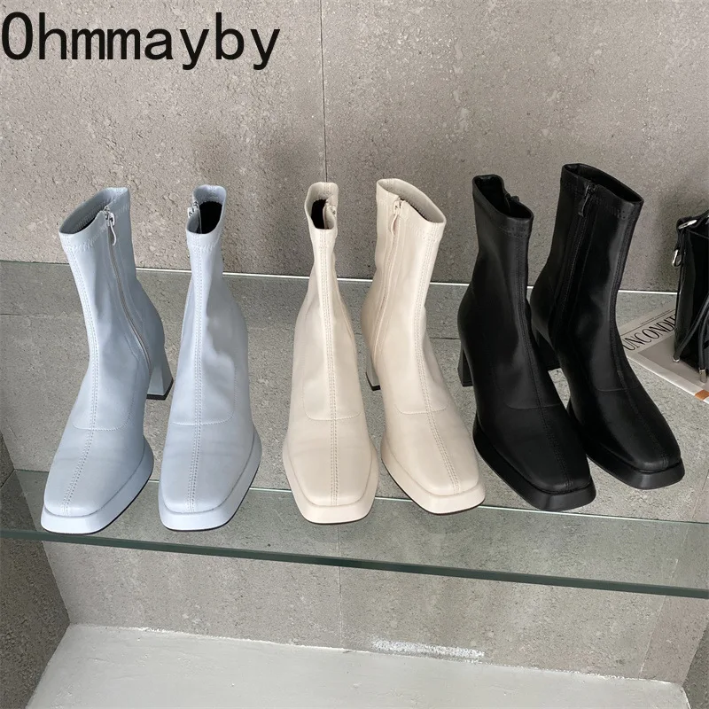 2023 New Winter Women Ankle Boots Fashion Square Toe Zipper Ladies Elegant Short Boots Square High Heel Dress Pumps Shoes
2023 New Winter Women Ankle Boots Fashion Square Toe Zipper Ladies Elegant Short Boots Square High Heel Dress Pumps Shoes
