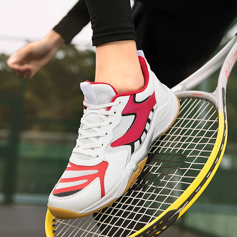 Professional Badminton Shoes Women Light Weight Tennis Sneakers for Men Anti Slip Badminton Sneakers Luxury Tennis Shoes
Professional Badminton Shoes Women Light Weight Tennis Sneakers for Men Anti Slip Badminton Sneakers Luxury Tennis Shoes