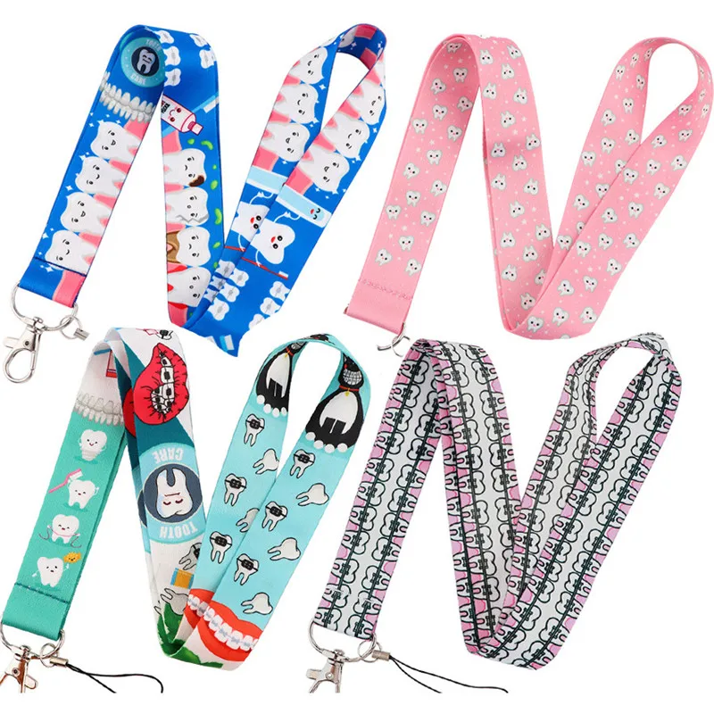 Dentist Keychain Cartoon Cute Tooth Lanyard for Keys Phone ID Name Tag DIY Hanging Rope Key Ring Gifts
Dentist Keychain Cartoon Cute Tooth Lanyard for Keys Phone ID Name Tag DIY Hanging Rope Key Ring Gifts