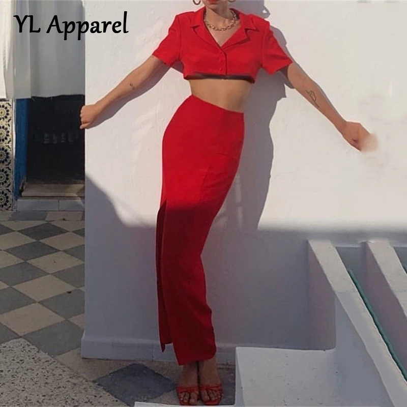 Sexy 2 Piece Set Long Dress Streetwear Fashion Elegant Female 2022 Short Sleeve High Waist Evening Party Dress Suits with Skirts
Sexy 2 Piece Set Long Dress Streetwear Fashion Elegant Female 2022 Short Sleeve High Waist Evening Party Dress Suits with Skirts