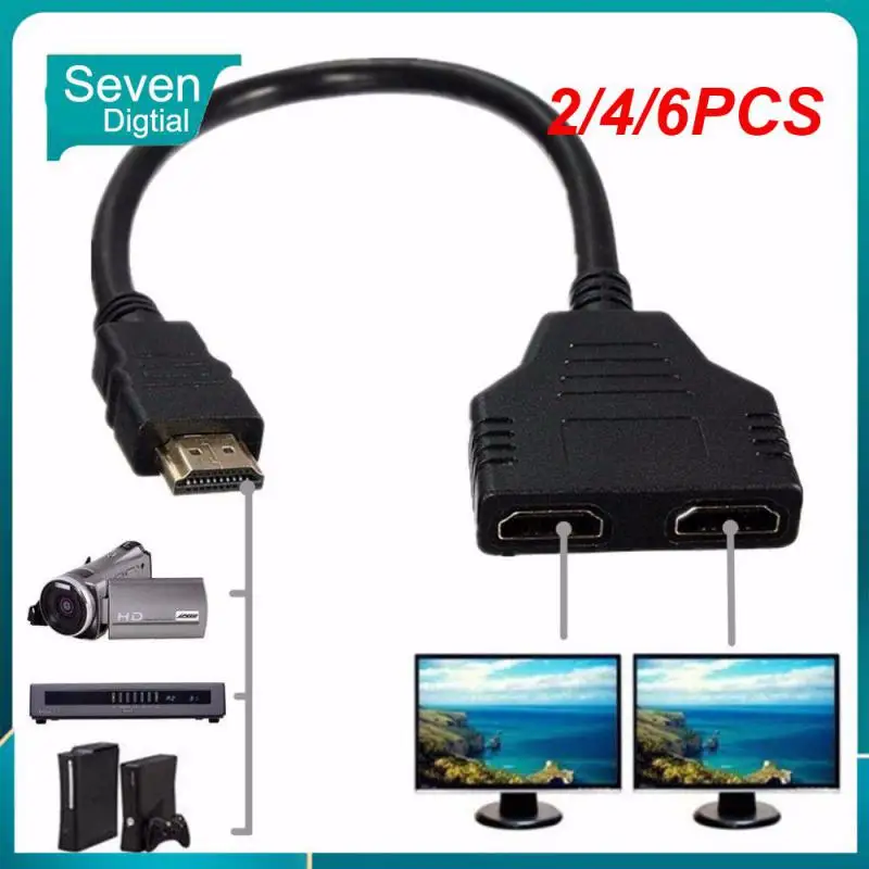 2/4/6PCS Computer Accessories 1 In 2 Out Splitter Cable High Quality Signal Transfer Adapter Converter Portable 30 Cm
2/4/6PCS Computer Accessories 1 In 2 Out Splitter Cable High Quality Signal Transfer Adapter Converter Portable 30 Cm