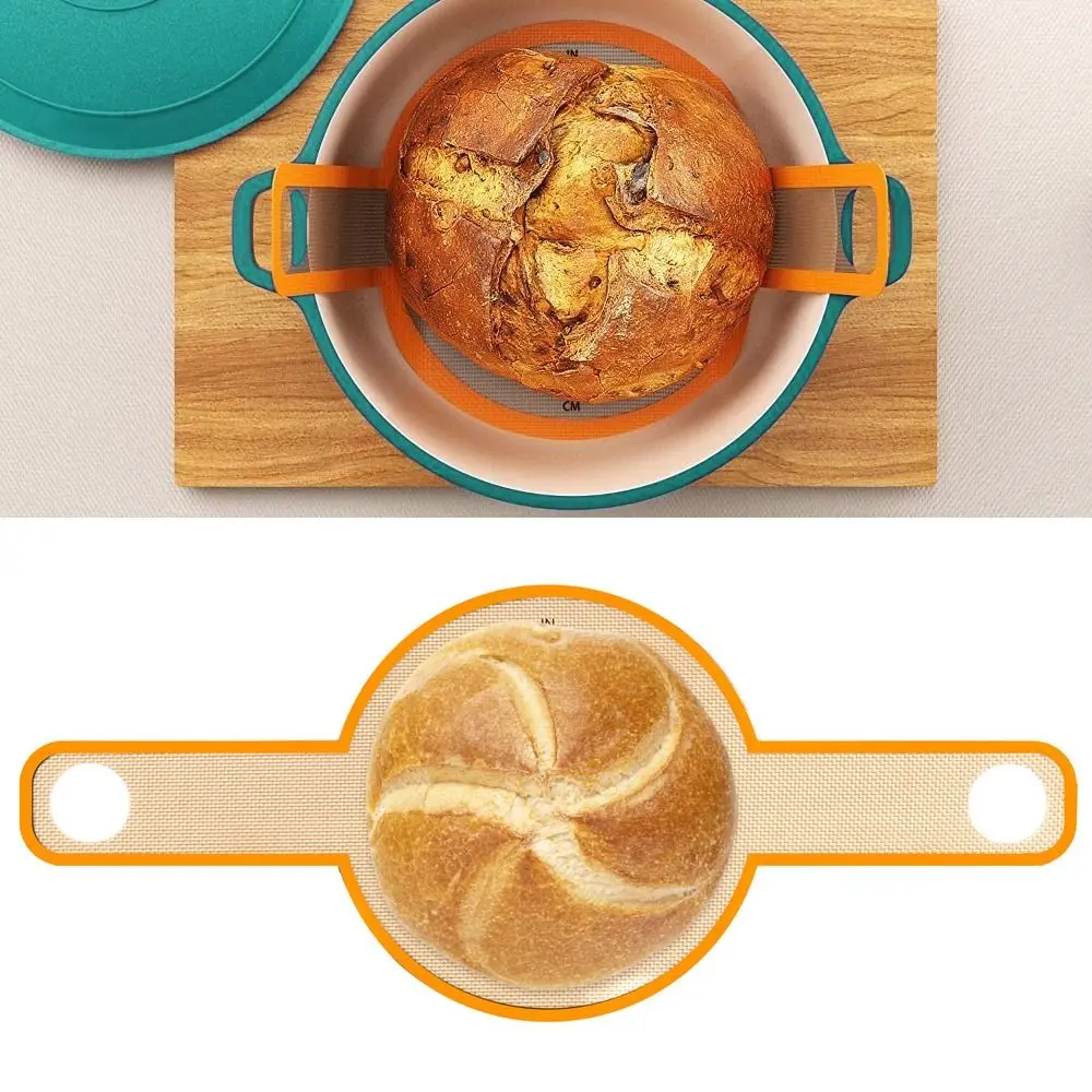 Silicone Bread Sling Long Handles 8.3 Inch Oven Accessories Bread Baking Mat Orange Bread Dough Transfer Baking Mat
Silicone Bread Sling Long Handles 8.3 Inch Oven Accessories Bread Baking Mat Orange Bread Dough Transfer Baking Mat