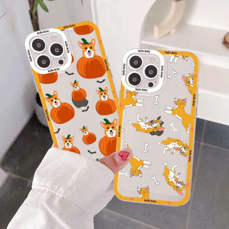 Corgi Phone Case For iPhone 14 13 12 11 Pro Max Mini X Xs XR 6 7 8 Plus SE 2020 Transparent Case 
Corgi Phone Case For iPhone 14 13 12 11 Pro Max Mini X Xs XR 6 7 8 Plus SE 2020 Transparent Case
