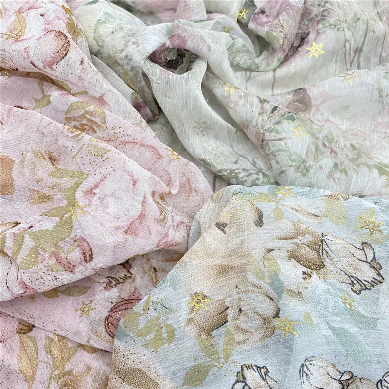 Bronzing Dress Cosplay Craft Patch Tissue Fabric Chiffon Dancing DIY Material Designer Use
Bronzing Dress Cosplay Craft Patch Tissue Fabric Chiffon Dancing DIY Material Designer Use