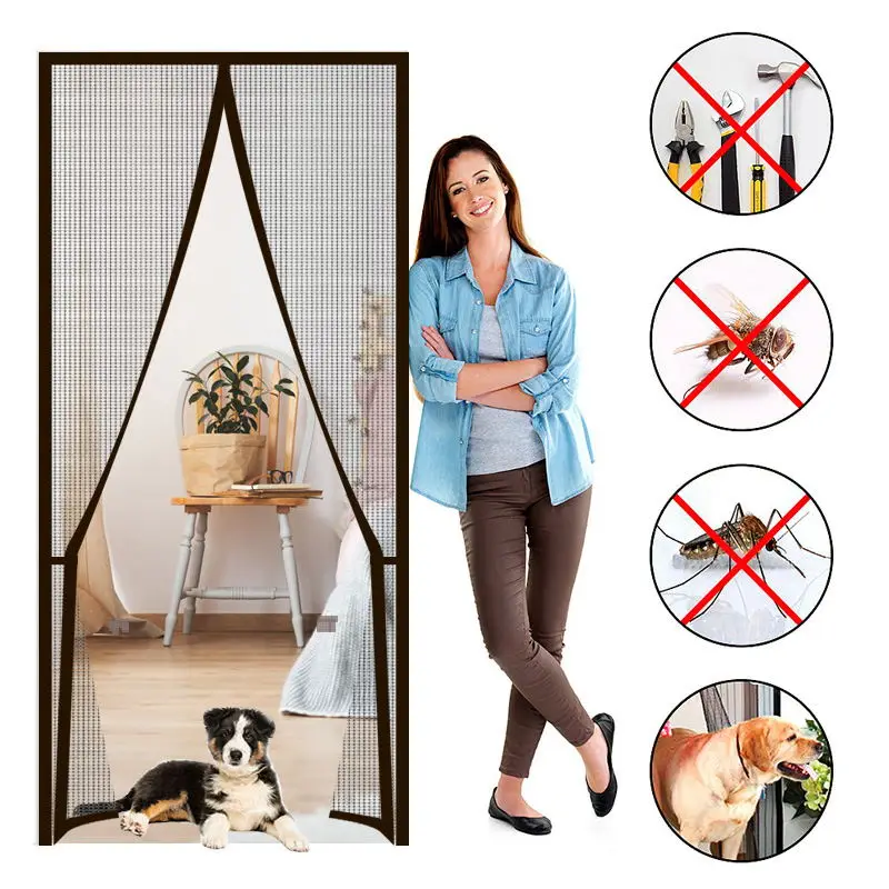 Summer Magnetic Curtains Screen Mesh On The Door Mosquito Net Anti Fly Insect Door Mesh Automatic Closing Size Can Be Customized
Summer Magnetic Curtains Screen Mesh On The Door Mosquito Net Anti Fly Insect Door Mesh Automatic Closing Size Can Be Customized