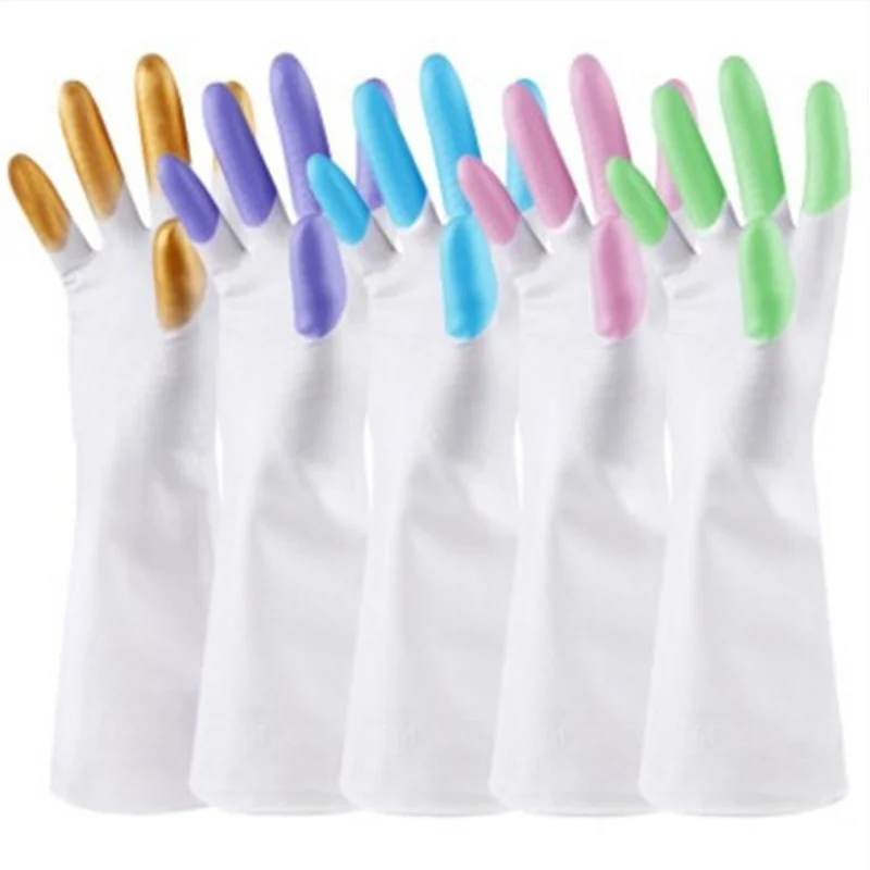 Dishwashing Gloves Household Latex Waterproof Rubber Rubber Kitchen Shark Oil Laundry Clothes Thin Plastic Gloves 
Dishwashing Gloves Household Latex Waterproof Rubber Rubber Kitchen Shark Oil Laundry Clothes Thin Plastic Gloves