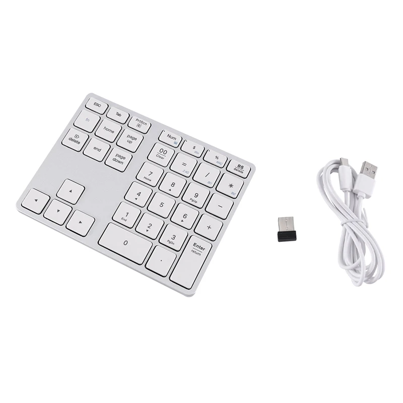 Bluetooth 5.0 Wireless Numeric Keypad 35 Keys Digital Keyboard For Windows Android PC Tablet Laptop
Bluetooth 5.0 Wireless Numeric Keypad 35 Keys Digital Keyboard For Windows Android PC Tablet Laptop