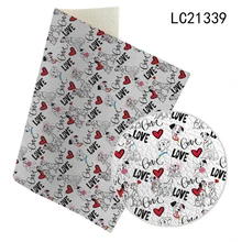 Disney and Valentines Day Cartoon Bubble Cloth/Twill Fabric/Peach Skin Fabic/Polyster Cotton Patchwork Tissue