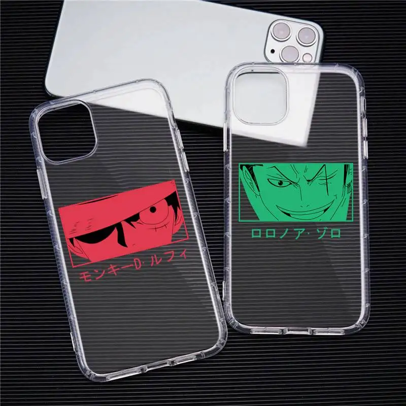 One Piece Luffy Zoro Tony Sanji Phone Case For iphone 13 12 11 Pro Max Mini XS 8 7 Plus X SE 2020 XR Transparent Soft Cover
One Piece Luffy Zoro Tony Sanji Phone Case For iphone 13 12 11 Pro Max Mini XS 8 7 Plus X SE 2020 XR Transparent Soft Cover