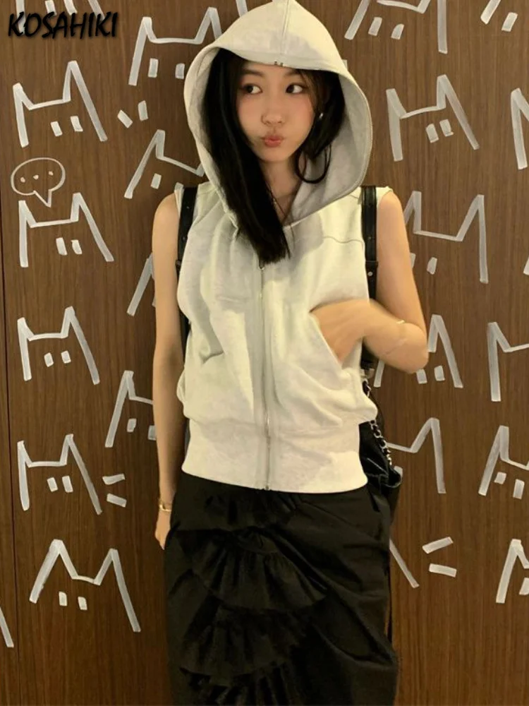 2023 Zipper Pocket Design Women Crop Top Y2k Aesthetic Vintage Grunge Solid Hoodies Japanese Streetwear Hooded Tee Shirts Summer
2023 Zipper Pocket Design Women Crop Top Y2k Aesthetic Vintage Grunge Solid Hoodies Japanese Streetwear Hooded Tee Shirts Summer