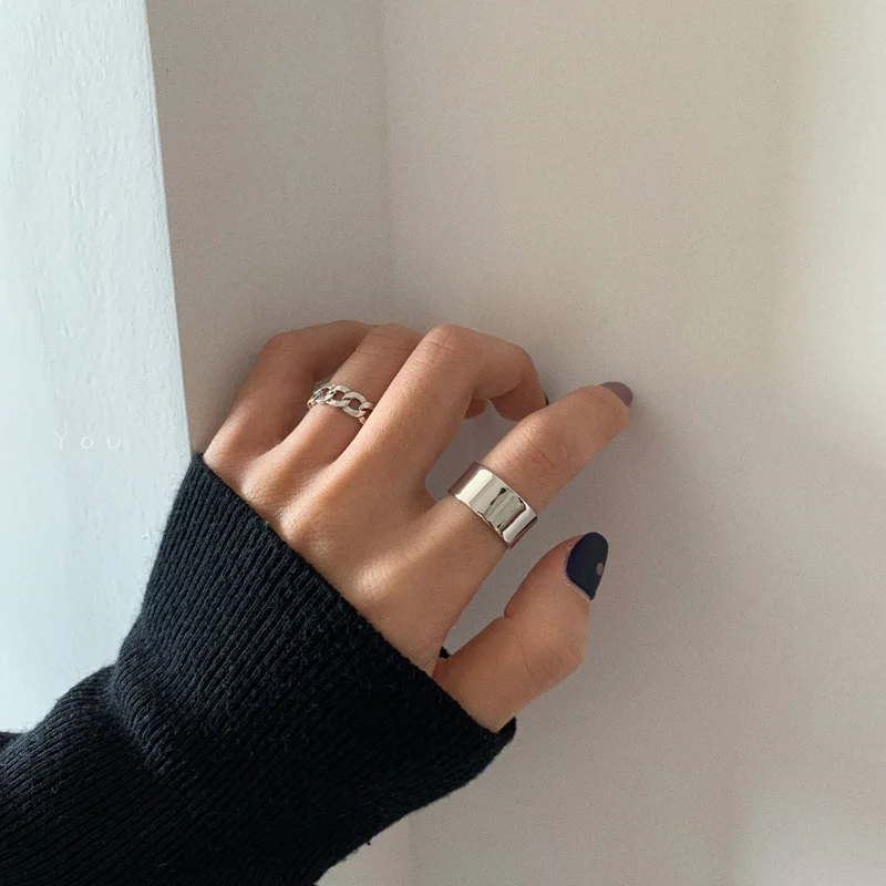 3PCS/SET Korea Vintage Metal Chain Open Rings for Women Gold Silver Color Wide Punk Ring Set Party Jewelry Gifts
3PCS/SET Korea Vintage Metal Chain Open Rings for Women Gold Silver Color Wide Punk Ring Set Party Jewelry Gifts