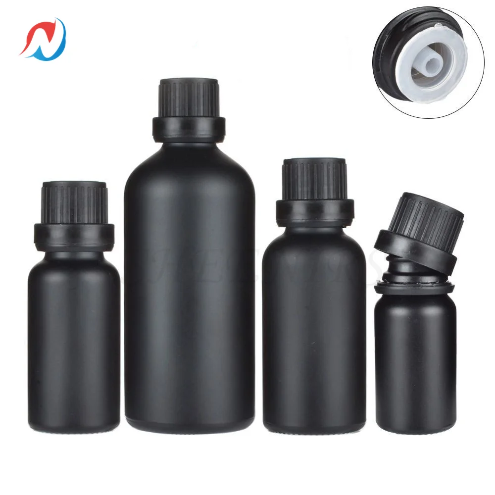 Sheenirs 5pcs 5-100ml Glass Essential Oils Bottles Empty Matte Black Bottle with Orifice Reducer Dropper and Cap for perfume
Sheenirs 5pcs 5-100ml Glass Essential Oils Bottles Empty Matte Black Bottle with Orifice Reducer Dropper and Cap for perfume