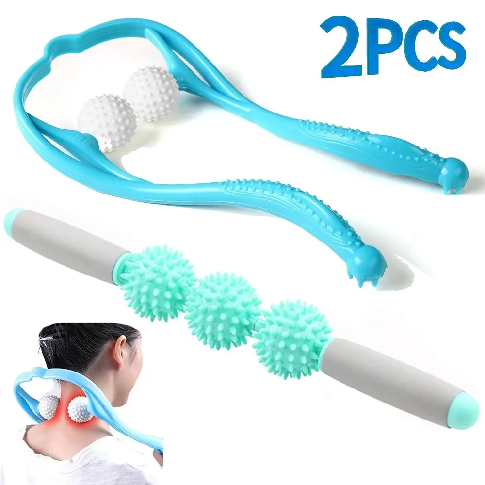 2PCS Neck Massage Massager Stick Anti-Cellulite Trigger Point Stick Body Foot Face Leg Slimming Massage Muscle Roller
2PCS Neck Massage Massager Stick Anti-Cellulite Trigger Point Stick Body Foot Face Leg Slimming Massage Muscle Roller