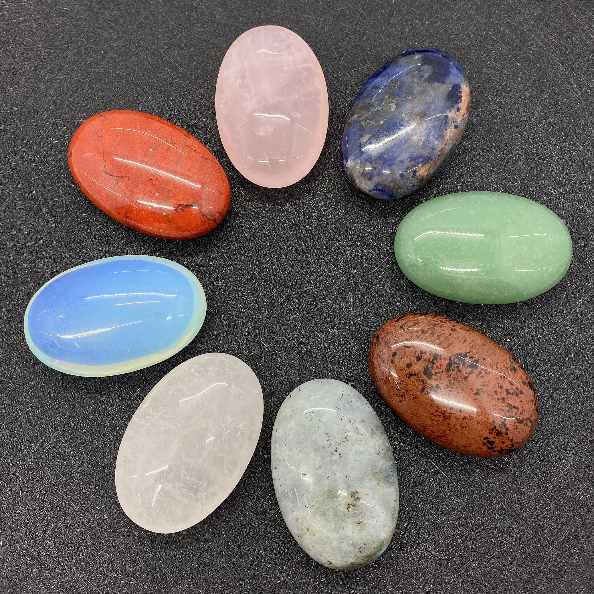 Exquisite Natural Stone Oval Ring Face Red Agate Opal Green Aventurine Spiritual Charm Ladies Men's Jewelry DIY Production
Exquisite Natural Stone Oval Ring Face Red Agate Opal Green Aventurine Spiritual Charm Ladies Men's Jewelry DIY Production