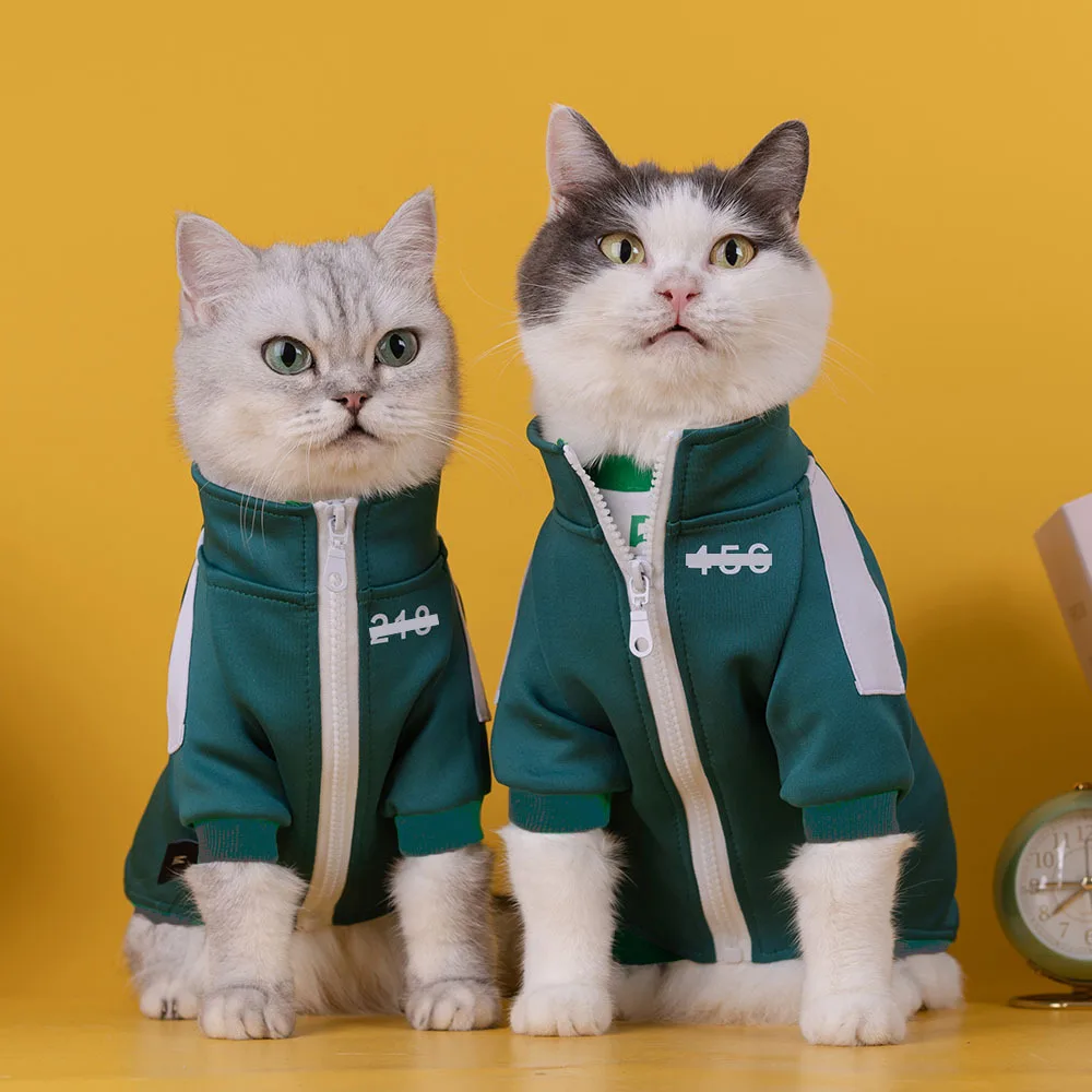 

Pet Cats Dogs Shiba Inu Sports Coat Cat Shirt Corgi Teddy Small and Medium-sized Dogs Sweatshirt Big Dog Clothes
