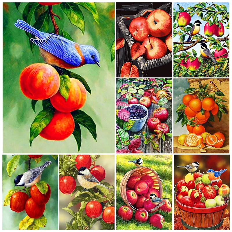 5D Diy Diamond Painting Fruit Bird Scenery Full Rhinestones Embroidery Mosaic Art Cross Stitch Kits Home Decor New Arrivals 2023
5D Diy Diamond Painting Fruit Bird Scenery Full Rhinestones Embroidery Mosaic Art Cross Stitch Kits Home Decor New Arrivals 2023