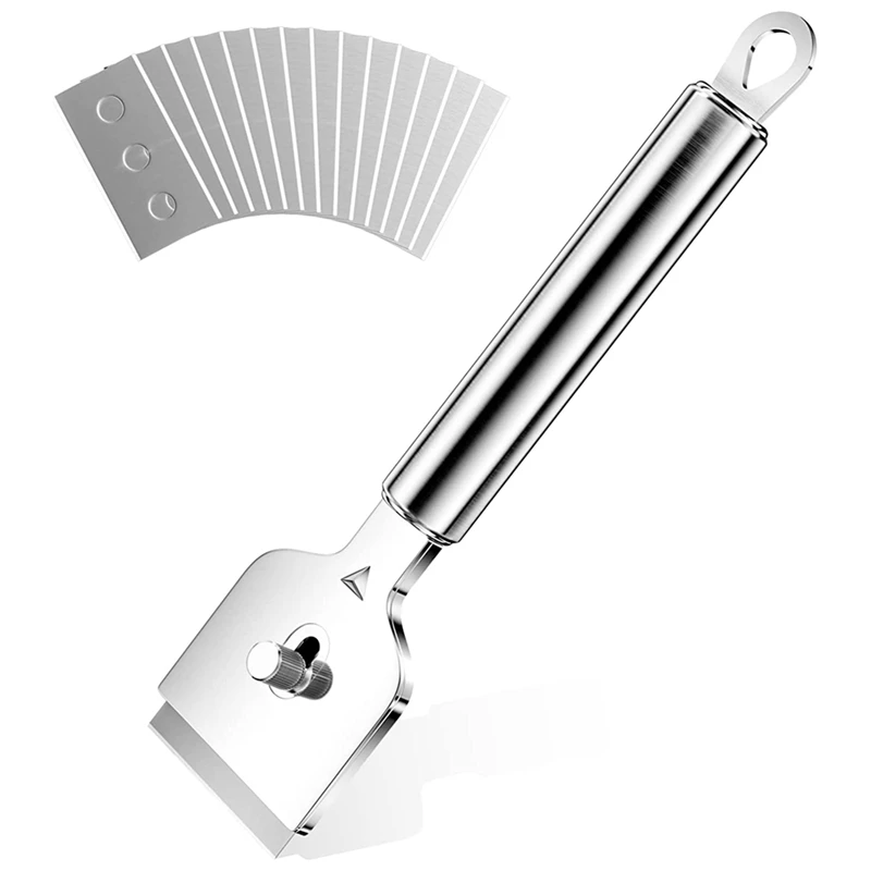 Refrigerator Defrost Ice Shovel Metal, Scraper Ceramic Hob With 14 Replacement Blades, Glass Scraper Ceramic Hob, Hob Scraper
Refrigerator Defrost Ice Shovel Metal, Scraper Ceramic Hob With 14 Replacement Blades, Glass Scraper Ceramic Hob, Hob Scraper