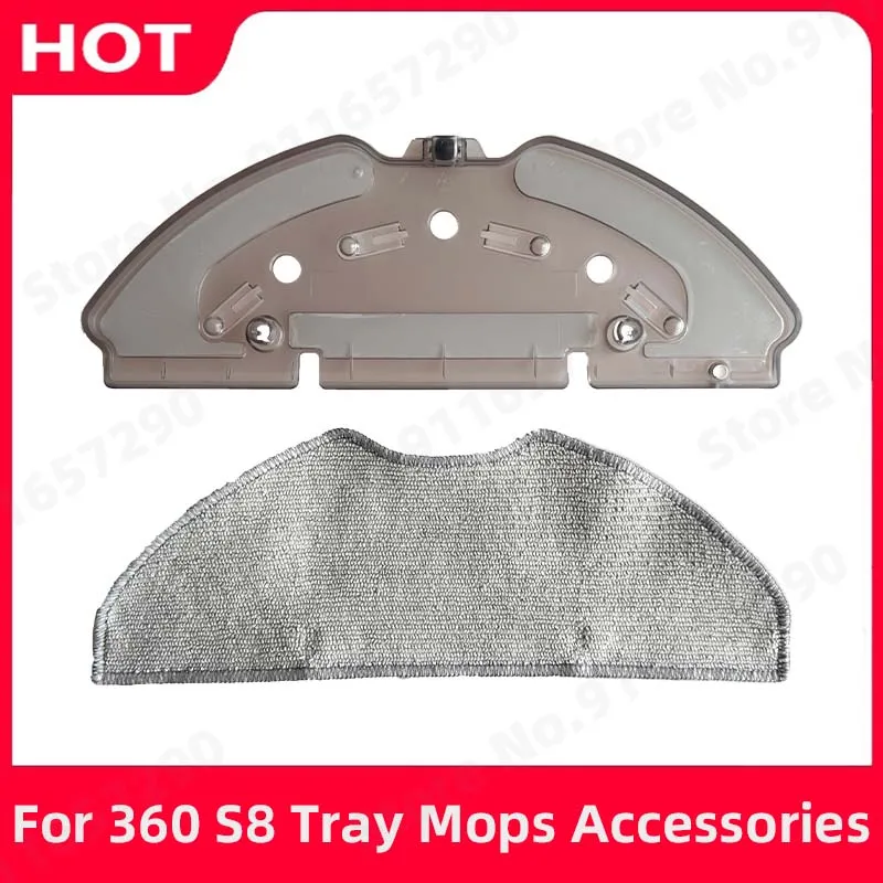 Tray Mops Parts For 360 S8 Robot Vacuum Cleaner Rag Bracket Home Replacement Accessories 
Tray Mops Parts For 360 S8 Robot Vacuum Cleaner Rag Bracket Home Replacement Accessories