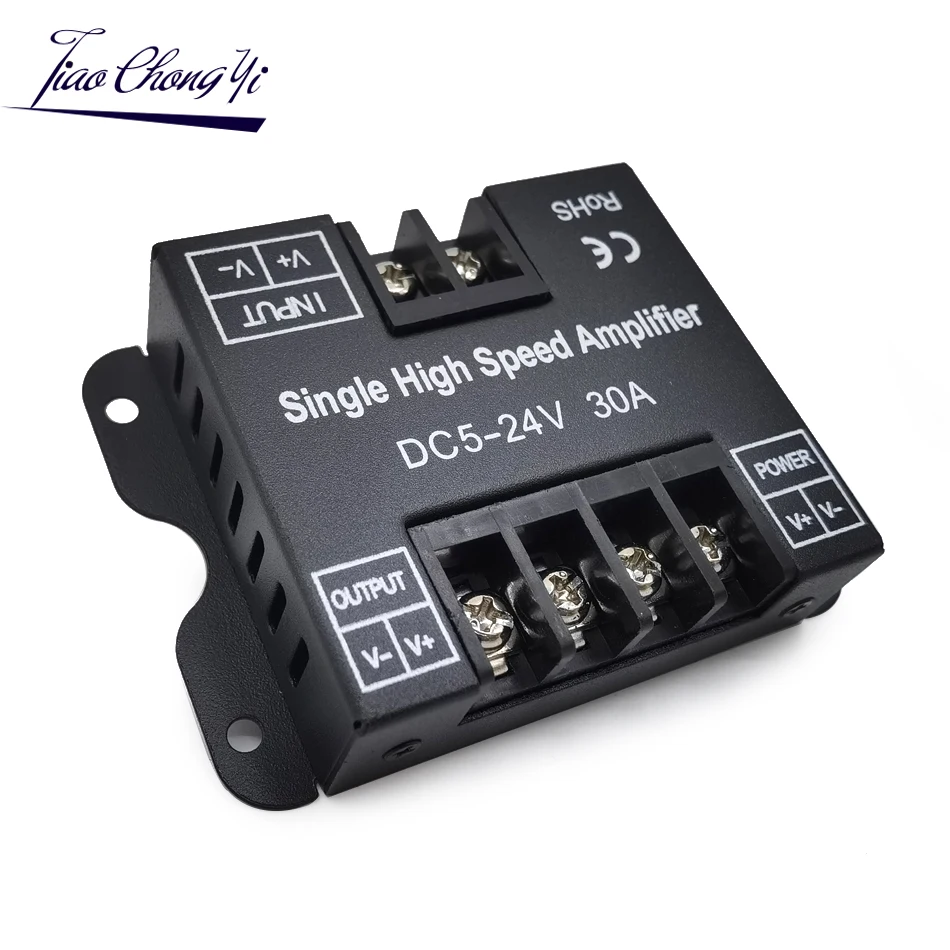 30A LED Strip Amplifier DC5-24V Single High Speed Amplifier for 5050 Single Colour LED Strip Power Repeater Console Controller.
30A LED Strip Amplifier DC5-24V Single High Speed Amplifier for 5050 Single Colour LED Strip Power Repeater Console Controller.