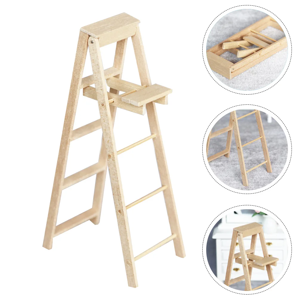 Decor Ladder House Mini Woodendiy Furniture Miniature Stairs Staircase Simulation Accessory Model
Decor Ladder House Mini Woodendiy Furniture Miniature Stairs Staircase Simulation Accessory Model
