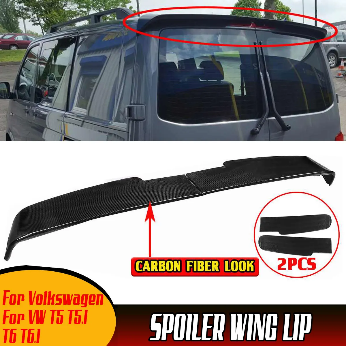 T5 T5.1 T6 Rear Spoiler Lip Wing Extension For Volkswagen For VW T5 T5.1 T6 T6.1 Double Door Barn Twin Rear Trunk Spoiler Lip
T5 T5.1 T6 Rear Spoiler Lip Wing Extension For Volkswagen For VW T5 T5.1 T6 T6.1 Double Door Barn Twin Rear Trunk Spoiler Lip