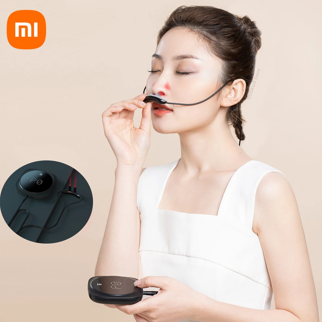 

Xiaomi Portable Rhinitis Laser Treatment Instrument 650nm Semiconductor Respiratory Disease Assistance Therapy Device Nose Care
