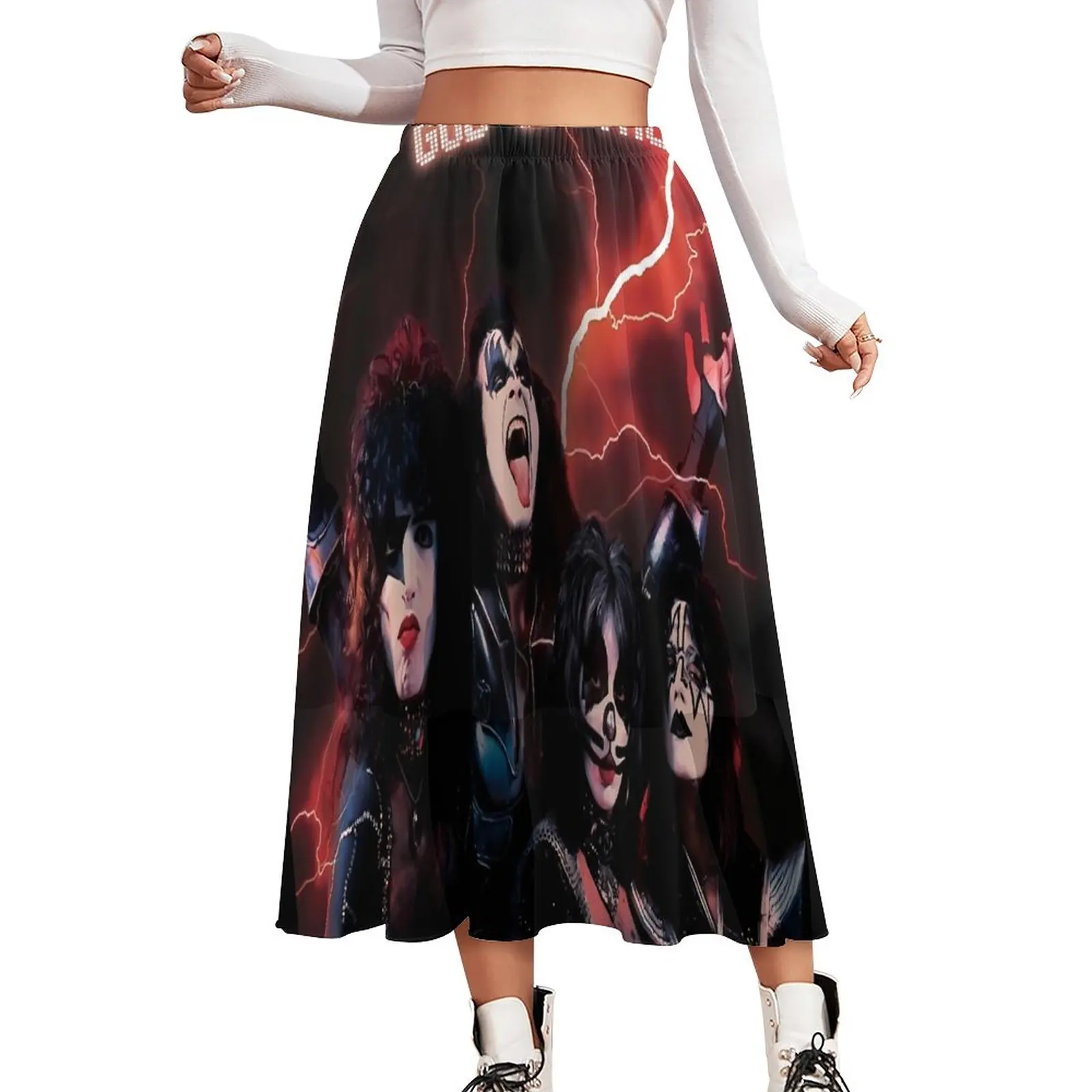Kiss Band Print Skirt God Of Thunder Street Fashion Long Skirts Trendy Boho Skirt Female Custom Big Size Bottoms
Kiss Band Print Skirt God Of Thunder Street Fashion Long Skirts Trendy Boho Skirt Female Custom Big Size Bottoms