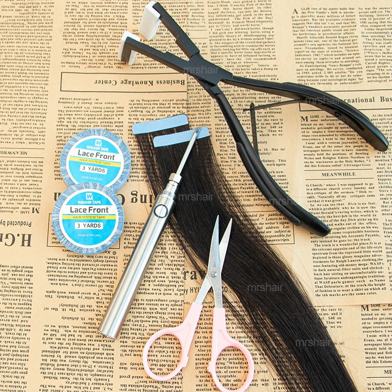 MRS HAIR Retape Glue With Tools Electirc Tape Remover Pen Professional Tape Pliers Double Side Replacement Tape Hair Extensions
MRS HAIR Retape Glue With Tools Electirc Tape Remover Pen Professional Tape Pliers Double Side Replacement Tape Hair Extensions