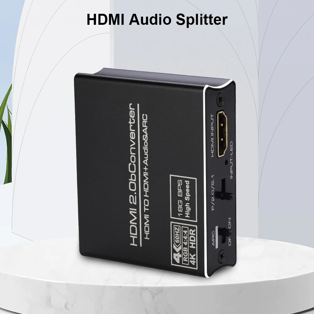 Audio Converter Bluetooth-Compatible ARC SPDIF Stereo L/R 3.5mm Jack Output Audio Splitter for Laptop PC Set-Top Box/Player
Audio Converter Bluetooth-Compatible ARC SPDIF Stereo L/R 3.5mm Jack Output Audio Splitter for Laptop PC Set-Top Box/Player