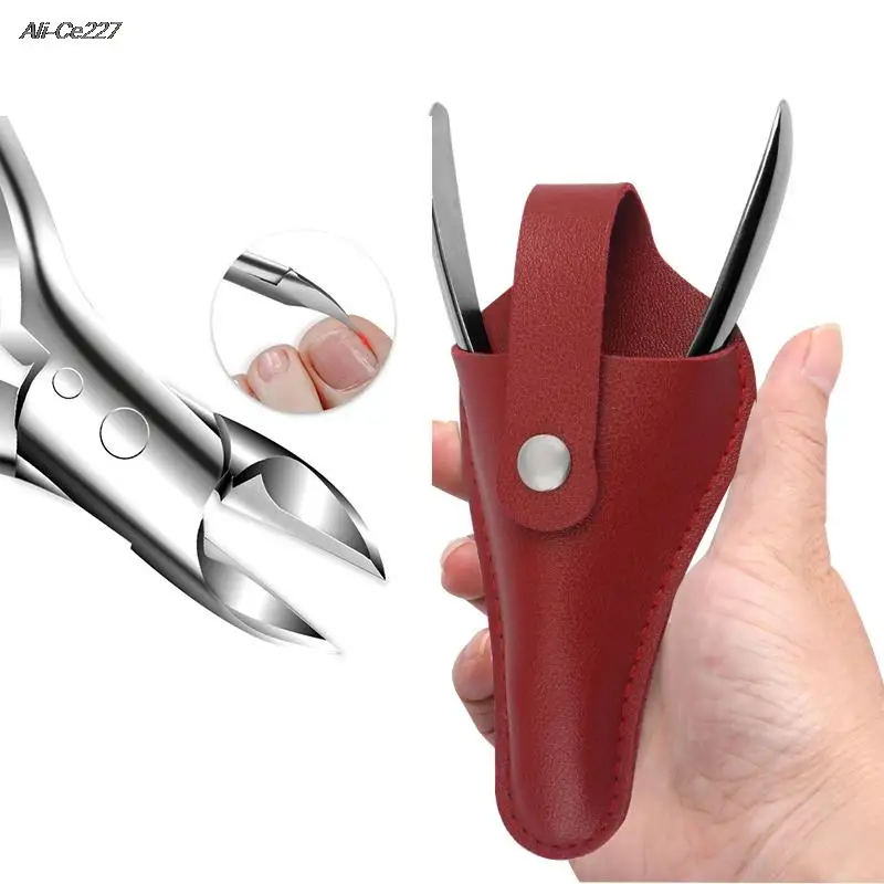 

Stainless Steel Nail Cuticle Nipper Manicure Scissors with bag Tweezer Clipper Dead Skin Remover Scissor Pusher Tool Trimmer