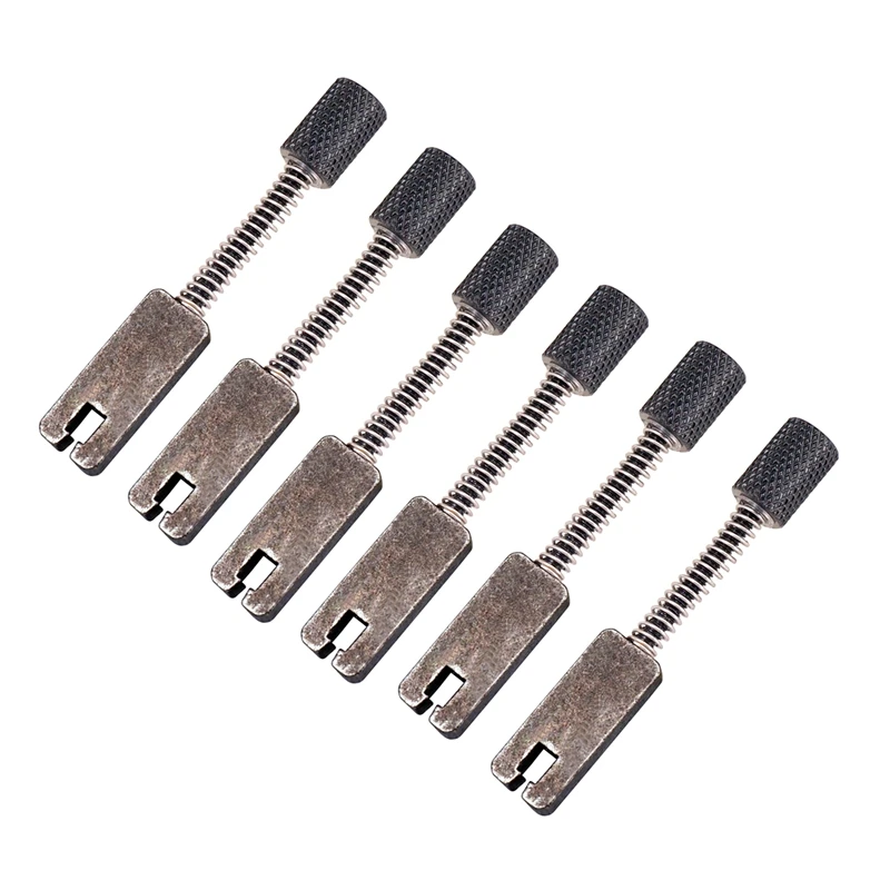 6 Pcs Black Headless Guitar Bridge String Saddles For Headless Guitar Bridge Replacement Parts Accessories
6 Pcs Black Headless Guitar Bridge String Saddles For Headless Guitar Bridge Replacement Parts Accessories