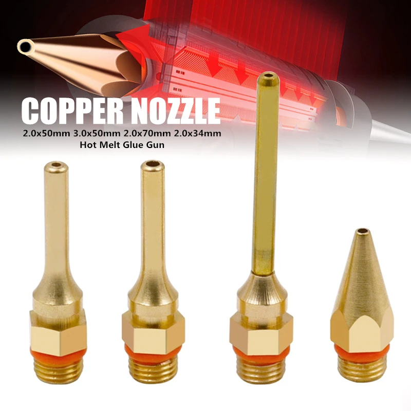 Hot Melt Adhesive Gun Glue Gun Head Mouth Copper Nozzle Sol Tool 2.0x70mm 3.0x50mm 2.0x50mm 2.0x34mm
Hot Melt Adhesive Gun Glue Gun Head Mouth Copper Nozzle Sol Tool 2.0x70mm 3.0x50mm 2.0x50mm 2.0x34mm