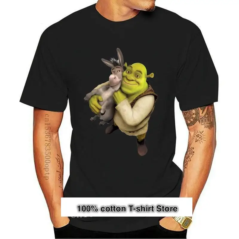 Camiseta de Shrek y Donkey para hombre, camiseta de moda, camiseta de manga corta con estampado de algodón impresionante, nueva
Camiseta de Shrek y Donkey para hombre, camiseta de moda, camiseta de manga corta con estampado de algodón impresionante, nueva