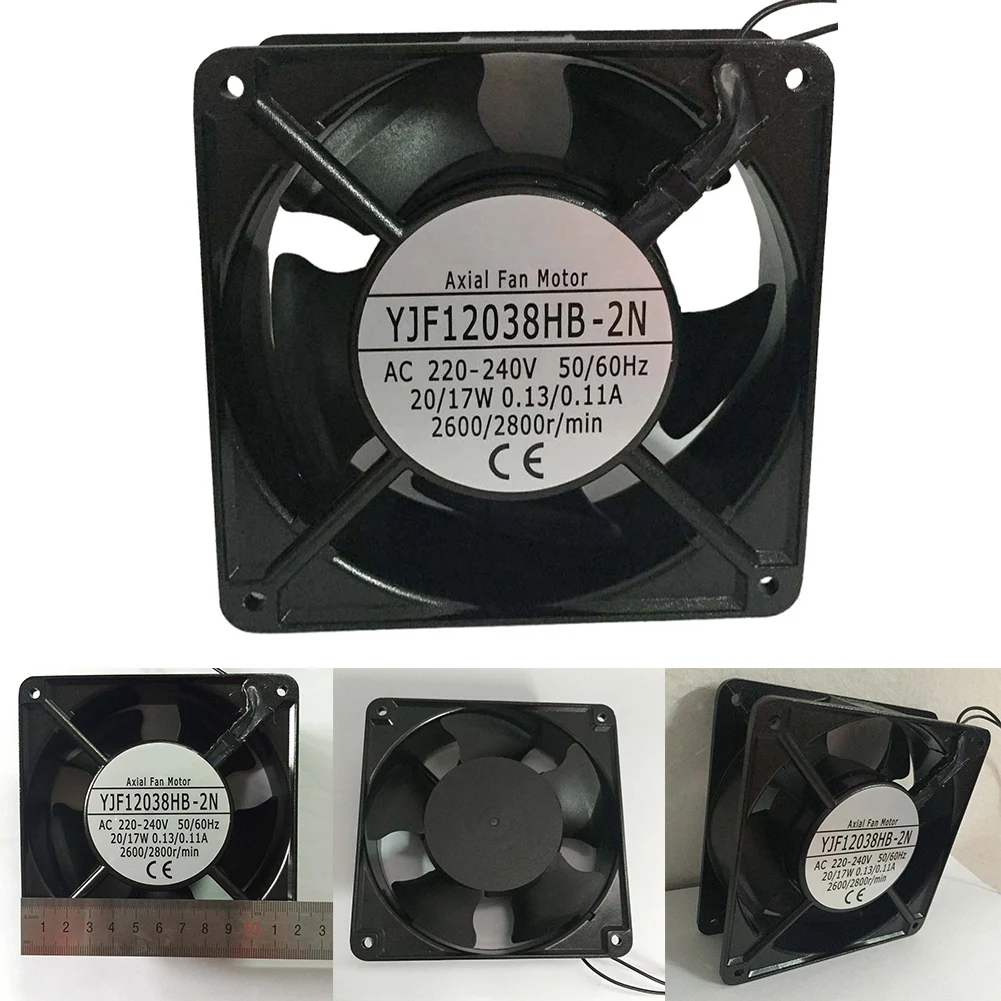 1PC For YJF-12038HB-2N Cooling Fan YJF12038HB2N 2pin 4.72X4.72X1.49 Inch Black FAN 220/240V 2600/2800RPM Home Improvement
1PC For YJF-12038HB-2N Cooling Fan YJF12038HB2N 2pin 4.72X4.72X1.49 Inch Black FAN 220/240V 2600/2800RPM Home Improvement