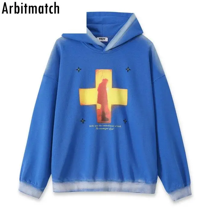 Streetwear Hip Hop Cross Fly Bird Printing Pullovers Oversized Harajuku Punk Cotton Cotton Men Casual Hoodie Goth Hoodies Mens
Streetwear Hip Hop Cross Fly Bird Printing Pullovers Oversized Harajuku Punk Cotton Cotton Men Casual Hoodie Goth Hoodies Mens