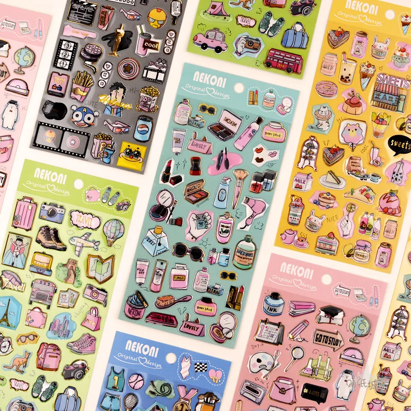 Cute Stationery And Lovely Life Little Things PVC Sticker 9*20cm DIY Journal Art Personalized Sticky Sticker 1 Sheet
Cute Stationery And Lovely Life Little Things PVC Sticker 9*20cm DIY Journal Art Personalized Sticky Sticker 1 Sheet