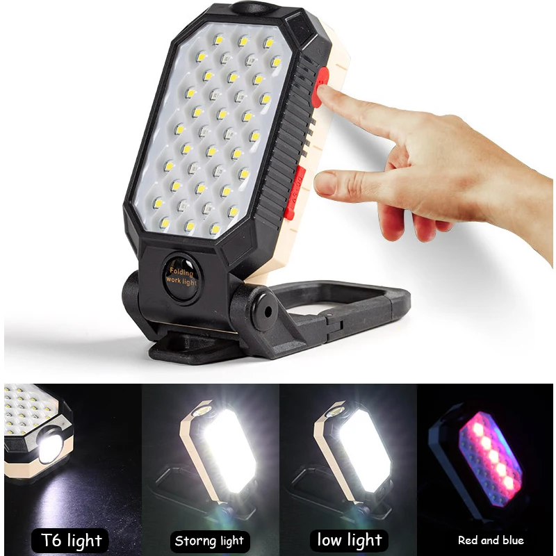 Flashlight COB Work Light Portable LED Adjustable USB Rechargeable Waterproof Camping Lantern Magnet Design With Power Display
Flashlight COB Work Light Portable LED Adjustable USB Rechargeable Waterproof Camping Lantern Magnet Design With Power Display
