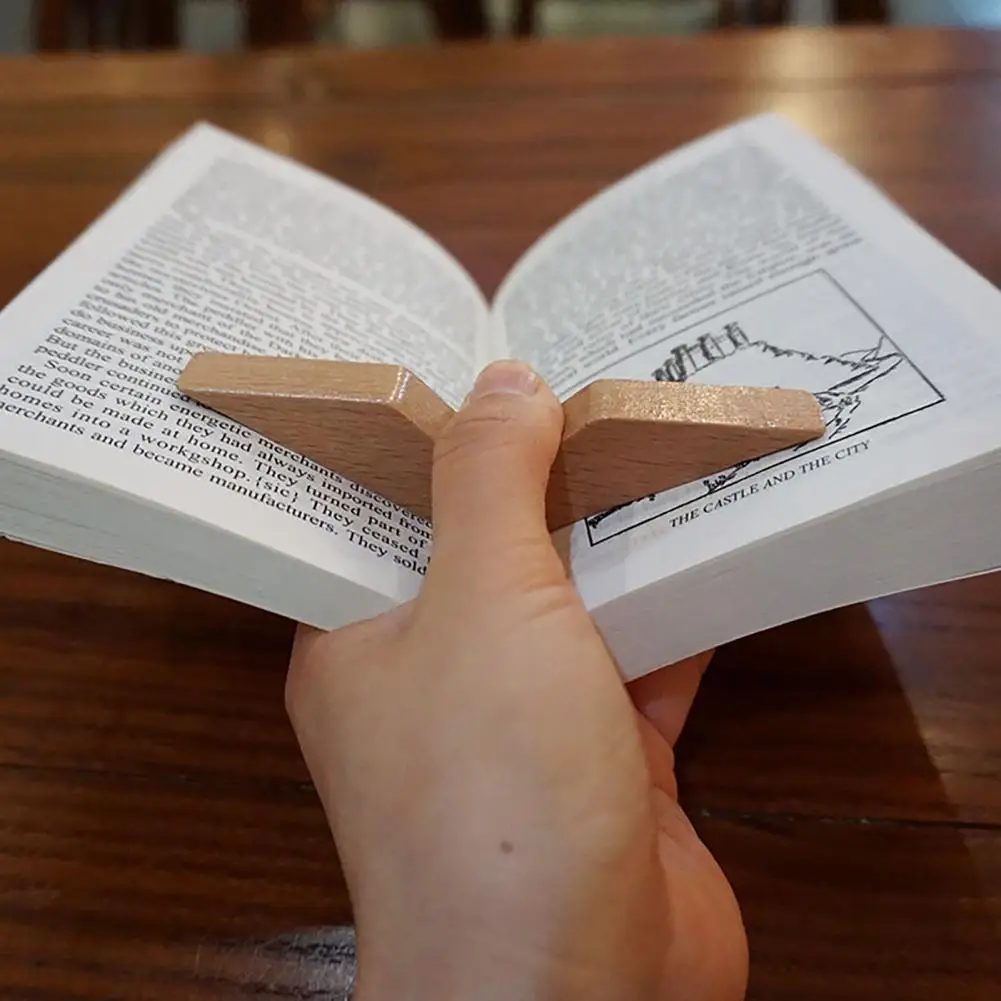 Portable Thumb Book Page Holder Portable Reading Assistant Wood Reader Book Lover Thumb Book Support Office Worker
Portable Thumb Book Page Holder Portable Reading Assistant Wood Reader Book Lover Thumb Book Support Office Worker