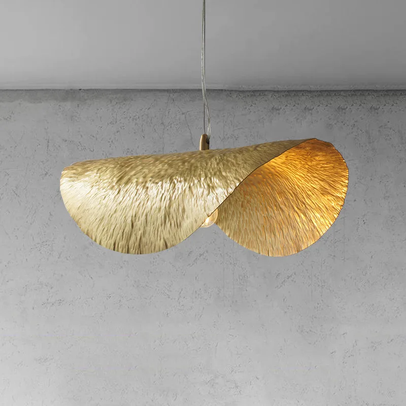 Lotus Leaf All-Copper Chandelier Restaurant Porch Nordic Personality Creative Art Designer Lamp Clothing Store Bar Lamp
Lotus Leaf All-Copper Chandelier Restaurant Porch Nordic Personality Creative Art Designer Lamp Clothing Store Bar Lamp