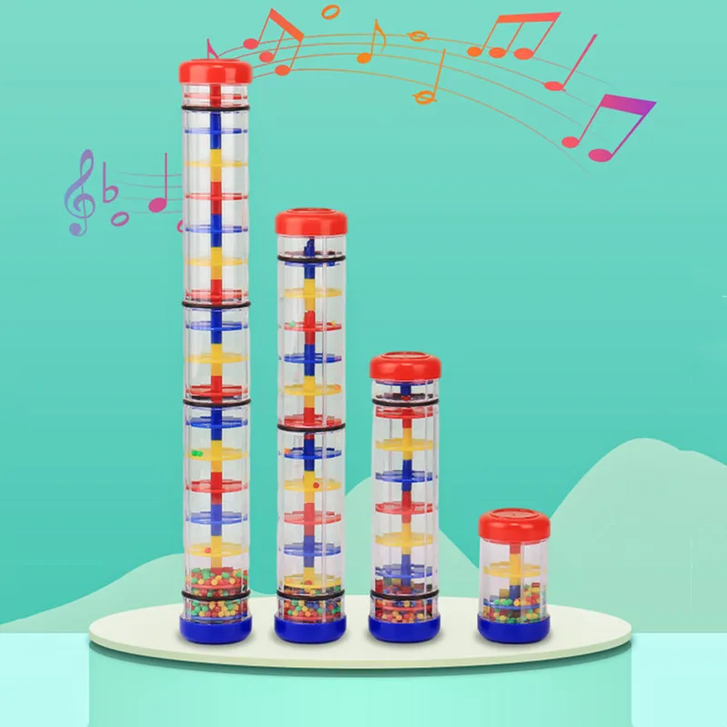 Rain Sound Stick Tube Musical Instrument Toddler Hand Shaking Music Montessori Early Education Toy Popular Baby Kids Toys
Rain Sound Stick Tube Musical Instrument Toddler Hand Shaking Music Montessori Early Education Toy Popular Baby Kids Toys