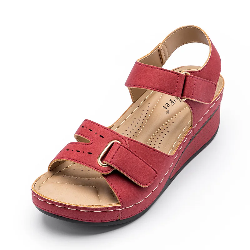Fashion Women Summer Retro Wedges Sandals Soft Open Toe Casual Breathable Shoes Ladies Solid Large Size Sandal 2022 New
Fashion Women Summer Retro Wedges Sandals Soft Open Toe Casual Breathable Shoes Ladies Solid Large Size Sandal 2022 New