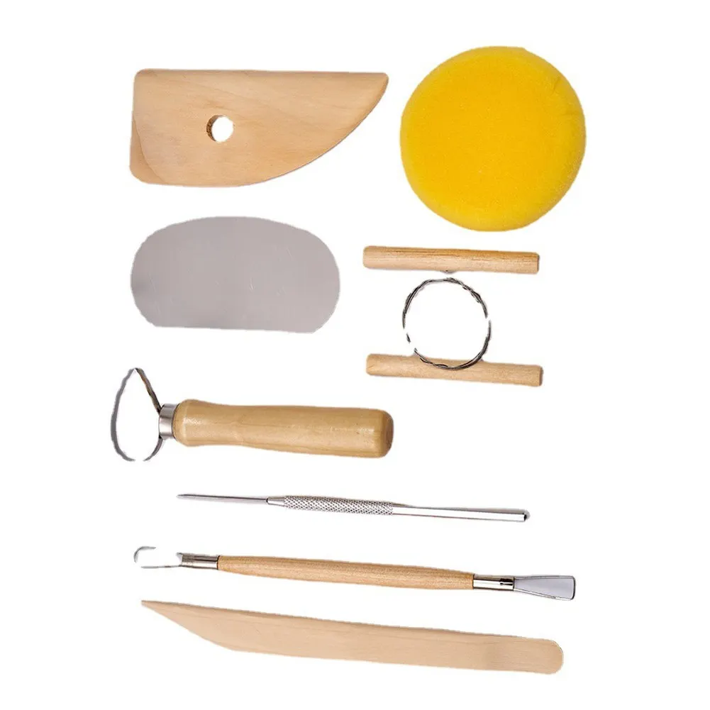 1Set Brand New Clay Tools Mud Crafts DIY Multi-combination Portable Sculpture Items Wooden Clay Tools For Carving
1Set Brand New Clay Tools Mud Crafts DIY Multi-combination Portable Sculpture Items Wooden Clay Tools For Carving