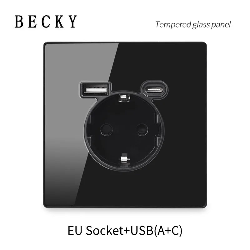 Черная стеклянная квадратная панель переключателей
Черная стеклянная квадратная панель переключателей