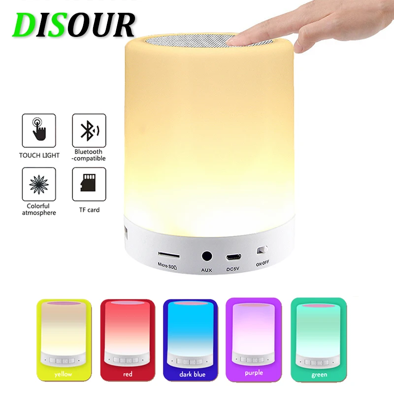 Portable Smart Wireless Bluetooth Speaker Player Touch Pat Light Colorful Led Night Light Bedside Table Lamp
Portable Smart Wireless Bluetooth Speaker Player Touch Pat Light Colorful Led Night Light Bedside Table Lamp